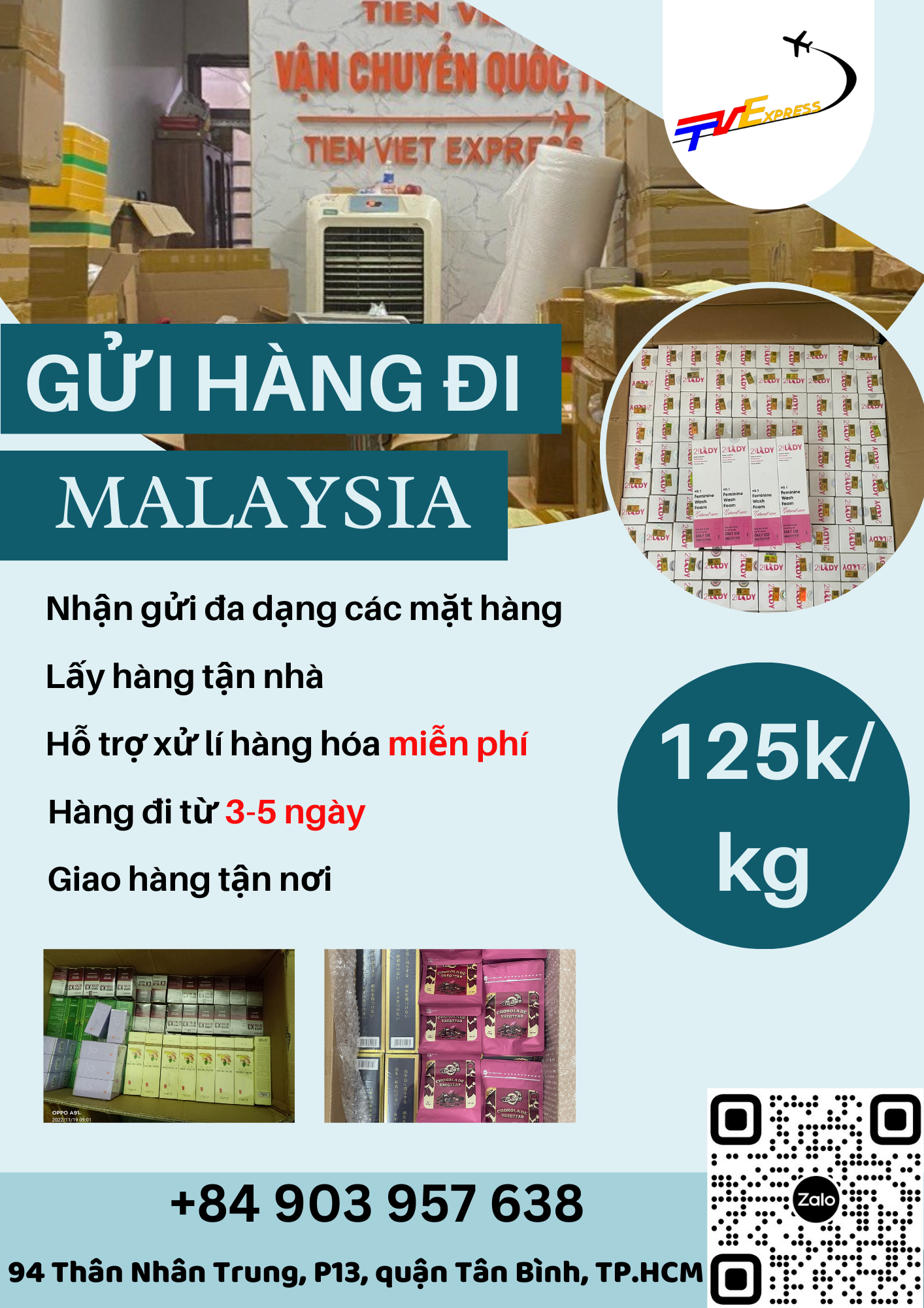 Gửi hàng đi Malaysia